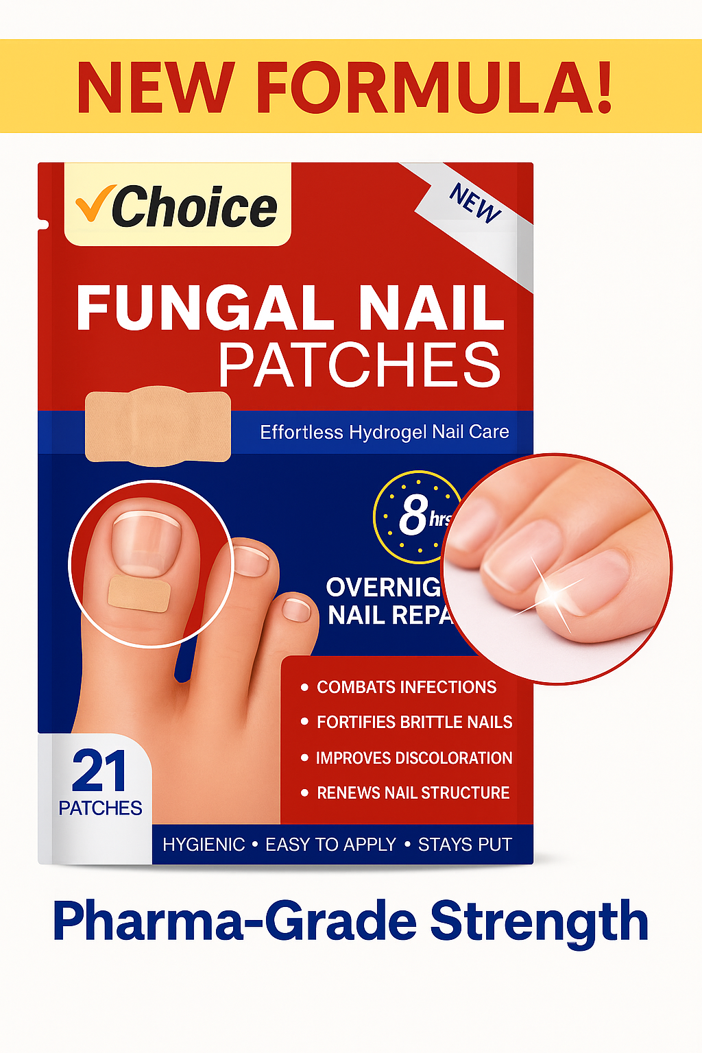 Fungicure PharmaGel patches (21 pack)