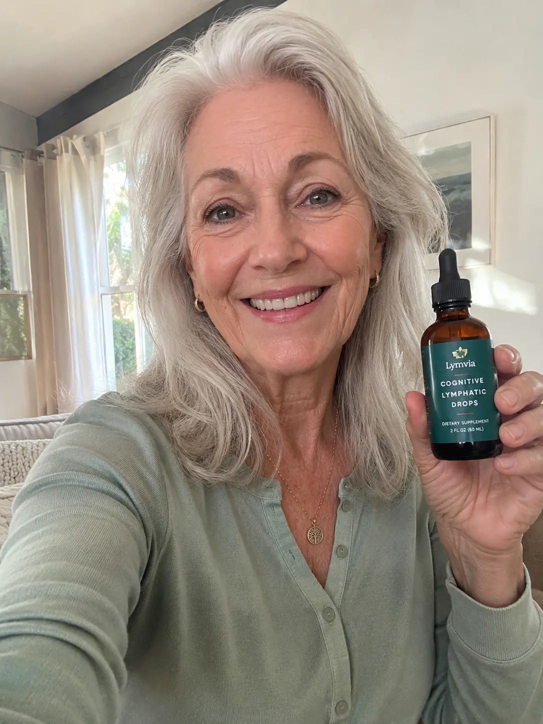 Lynne. using Lymvia as part of an everyday routine