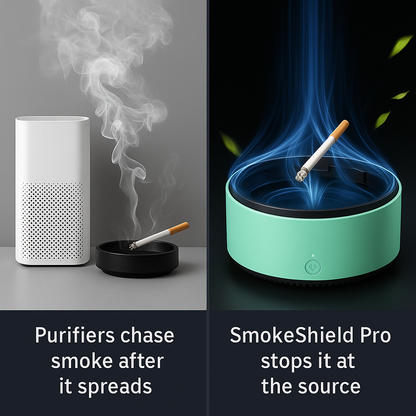 SmokeShield Pro™ – The Smokeless Ashtray